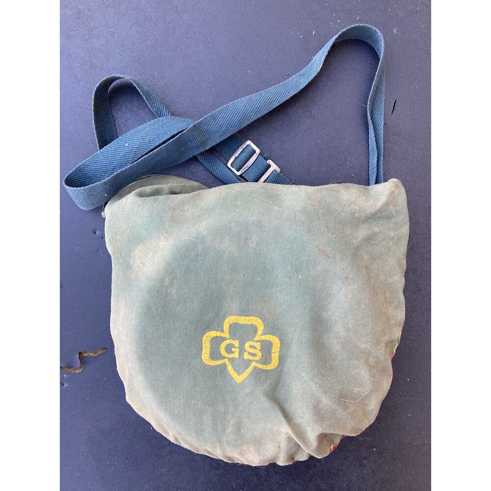 Official Girl Scout 5 Piece Aluminum Mess Kit - Vintage 70s with Carrying Pouch
